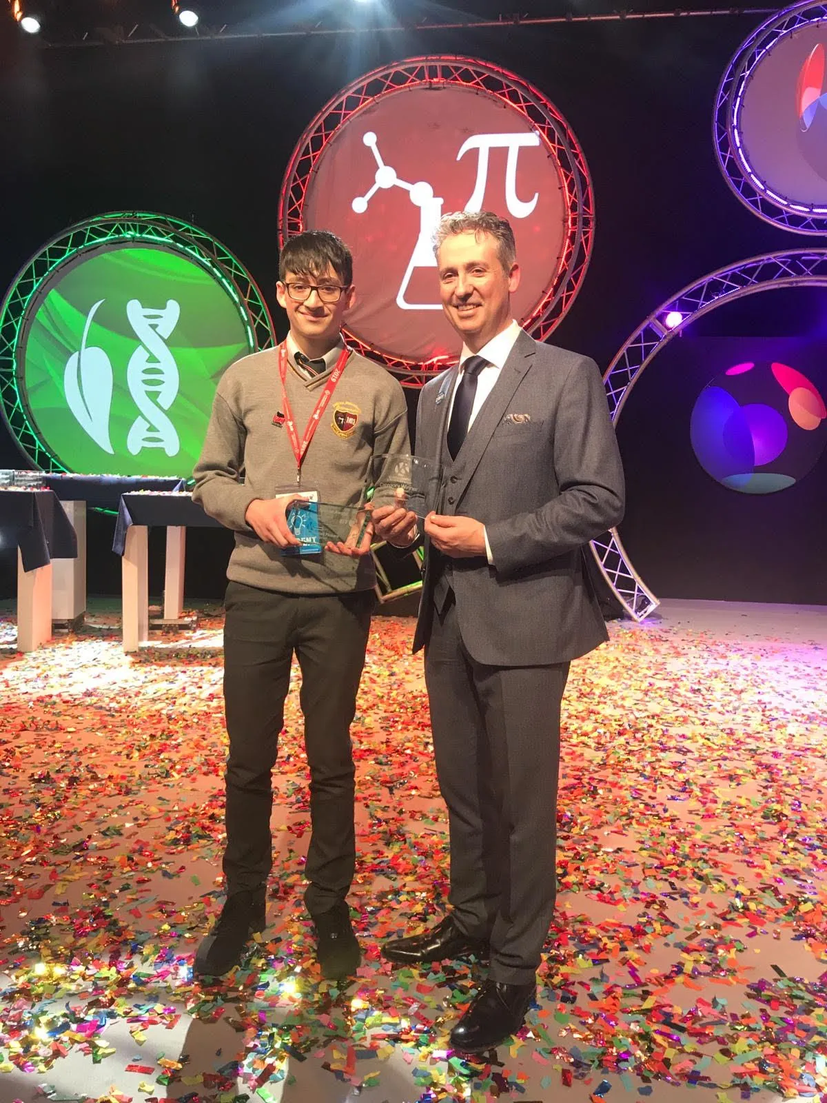Winning Best Technology Project at the BT Young Scientist