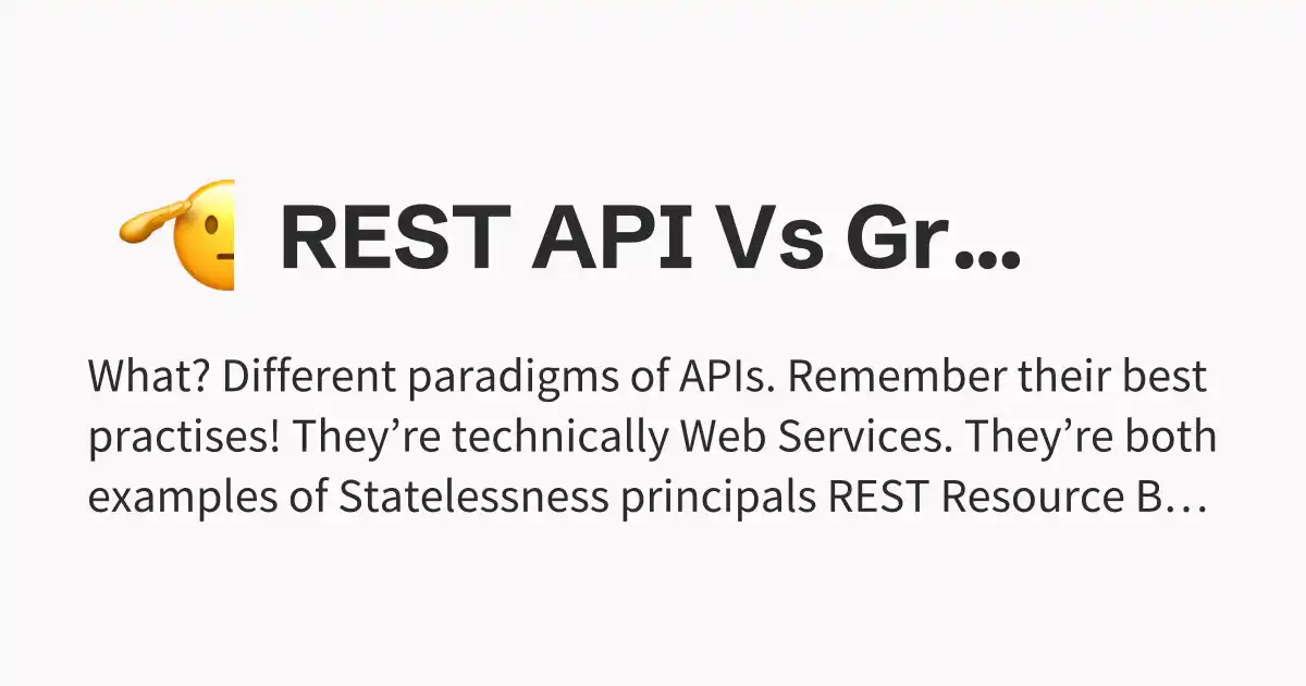 REST API Vs GraphQL